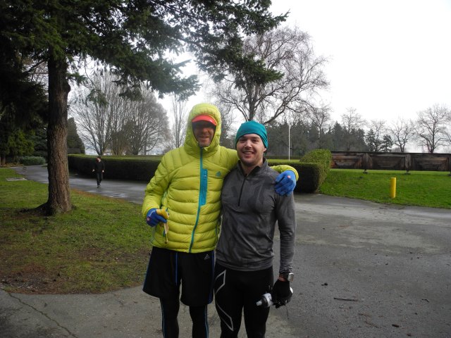 Shane and I after the Fat Ass 50k